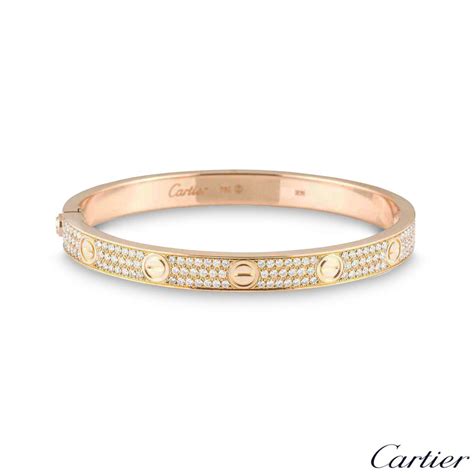 love diamond bracelet|cartier bracelet full diamond price.